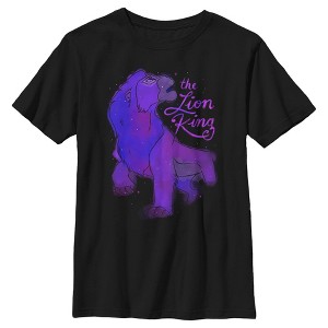 Boy's Lion King Starry Airbrush Simba T-Shirt - 1 of 4
