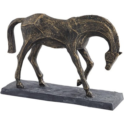 Kensington Hill Bonney 12" Wide Antique Bronze Horse Statue