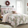 Tinsel Tidings Embroidered Birds & Trees Pillow - Levtex Home - 3 of 3
