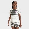 Girls' 2pc Short Sleeve Pajama Set - Cat & Jack™ - 3 of 4