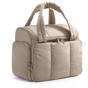 Toiletry Bag for Women with Dual-Padded Handles, Puffy Lightweight Makeup Bag - 1 of 4
