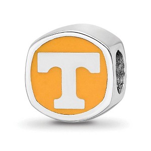 Black Bow Jewelry Sterling Silver Tennessee Volunteers NCAA Bead Charm - 1 of 4