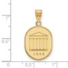 Black Bow Jewelry 14k Yellow Gold Plated Sterling Silver Mississippi Rebels NCAA Large Pendant - 2 of 3