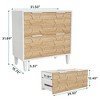 Resenkos File Cabinet, Filing Cabinet for Home Office, Wood File Cabinet, 2-Drawer Storage Cabinet for A4/Letter/Legal Size,Brown - 2 of 4