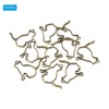 Unique Bargains Alloy Necklace Resin Casting Cat Shaped Pendant Frames 1.7" 20 Pcs - 3 of 4