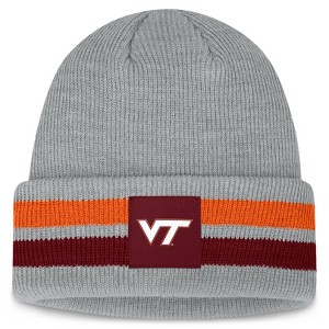 NCAA Virginia Tech Hokies Knit Cuffed Ridge Beanie: Solid Acrylic Pull-On Hat - 1 of 2