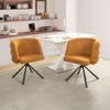 TiramisuBest Hi-Back Studded Armchair, Comfortable Accent Chair for Living Room, Study & Bedroom (Brown) - 3 of 4