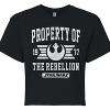 Women's - Star Wars - Property Of Rebellion Cropped Graphic T-Shirt - 2 of 4