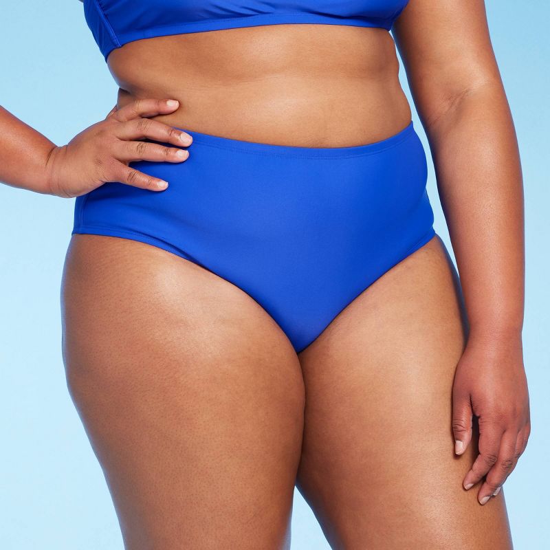 Women's Medium Coverage Hipster Bikini Bottom - Wild Fable™ Blue, 1 of 5