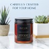 Craft & Kin Wood Wick, All-Natural Soy Aromatherapy Candle in Amber Glass Jar - 8 oz - 3 of 4