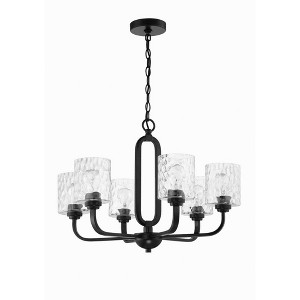Craftmade Lighting 6 - Light Chandelier in  Flat Black - 1 of 1