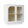 Vatros Decorative Storage Cabinet with Acrylic Door for Living Room - 3 of 4
