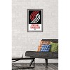 Trends International NBA Portland Trail Blazers - Logo 21 Framed Wall Poster Prints - 2 of 4