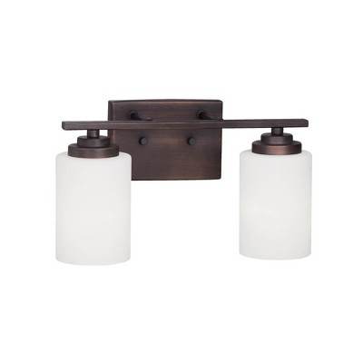 Millennium Lighting Durham 2 - Light Vanity in  Rubbed Bronze
