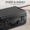 Holiday Travel Premium ABS+PC Hardshell Spinner Luggage with Aluminum Frame, TSA Lock – Black Friday & Christmas Deal - 4 of 4