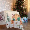 Lomsoe Christmas Throw Blanket Country Rustic Christmas Tree Design Soft Flannel Throw Blanket for Couch Bed Sofa. - 3 of 4