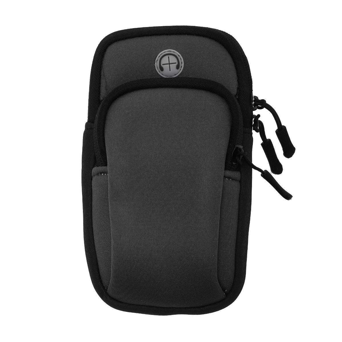 Unique Bargains Convenient Phone Holder Arm Bands with Zipper 1 Pc
