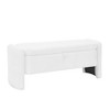 47" Storage Ottoman Bench, Upholstered End of Bed Storage Bench, Flip Top Storage Bench, Entryway Bench with Seating for Bedroom Living Room - 4 of 4