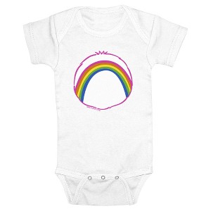 Infant's Care Bears Cheer Bear Belly Badge Bodysuit - 1 of 3