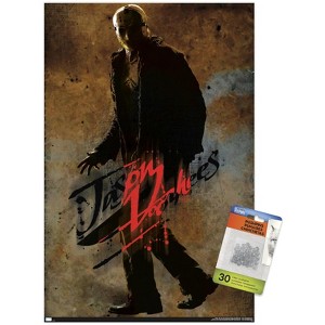Trends International Friday the 13th - Jason Unframed Wall Poster Print Clear Push Pins Bundle 14.725" x 22.375" - 1 of 4