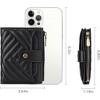 BEAFUP Small Wallet for Women,with 9 Credit Card Slots and 3 Clear Windows & 1 Zipper Pocket Leather Bifold Compact RFID Blocking Wallet - 3 of 4