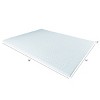 Gel Infused Memory Foam Mattress Topper- 2 Inch King Size Memory Foam Mattress Pad with Ventilation for Support, Cooling, and Comfort by Hastings Home - 3 of 4