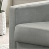 CAVINAS Velvet Accent Chair with Tufted Backrest and Plastic Legs,Cozy Upholstered Living Room Chairs,Reading Chairs for Living Room - 4 of 4