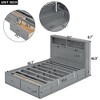 ALEXOUN Lift Up Storage Bed with Headboard and 2 Drawers Wood Bed Frame for Teens Adults,Wooden Storage Bed for Bedroom Apartments - 3 of 4