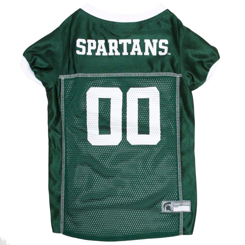 NCAA Michigan State Spartans Pets Mesh Jersey, 1 of 5