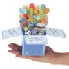 Unique Bargains 3D Pop-Out Gold Foil Birthday Card with Greeting Card and Envelope - 4 of 4