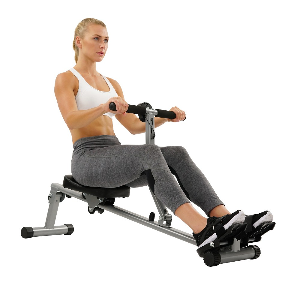 Sunny Health and Fitness (SF-RW1205) Rowing Machine - Silver