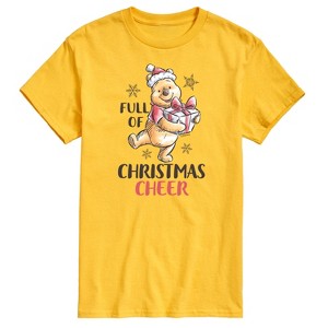 Men's - Winnie the Pooh - Full of Christmas Cheer Short Sleeve Graphic T-Shirt - 1 of 4