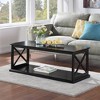 Coventry Coffee Table with Shelf Black - Breighton Home - 2 of 4