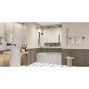 NicBex 56-60"W x 60"H Shower Door Frameless Sliding Tub Shower Door, 5/16"(8mm) Clear Glass with Reversible Installation - 2 of 4
