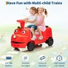 12V Ride on Train Trackless, 2 Seater Kids Ride on Toy Licensed by CHUGGINGTON with Removable Storage Chair, Light, Music - 2 of 4