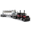 First Gear DCP 1/64 Black/Viper Red Peterbilt 389 with J&L Pneumatic Tank Trailer 60-1696 - 2 of 4