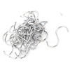 Unique Bargains Kitchen Pot Pan S Shape Stainless Steel Clasp Hooks and Hangers Silver Tone 30 Pcs - 3 of 4