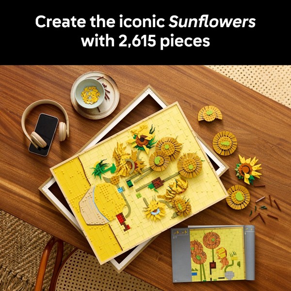 LEGO Art Vincent van Gogh – Los Girasoles Set de Construcción 31215 3