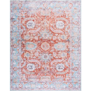 Martha Stewart Traditional MSRW108 Machine Washable Skid Resistant Power Loomed Indoor Rugs - 1 of 4