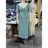 Maternity Dresses for Baby Shower Knotted Side Slit Dress - 2 of 4
