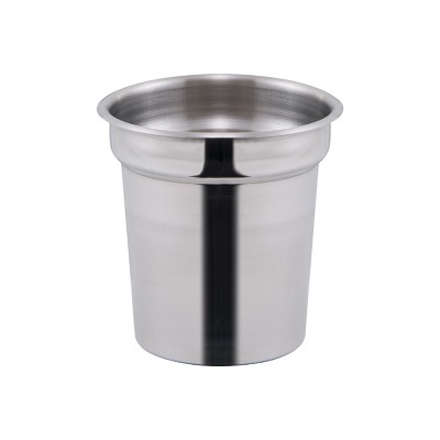 Winco INS-4.0 Inset Bucket Stainless Steel Pan, 4.0-Quart