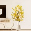 Artificial Maple Tree, Autumn Maple Artificial Fall Tree Large Faux Tree Soft Silk Decorative Plant with Plastic Pot for Party Home Living Room Decor - 4 of 4