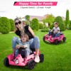 24V Two Seater Electric Ride On Car with Remote Control, Dual 120W Motors, Music, USB, Storage - 2 of 4