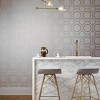 Sashiko Pearl White and Gold Geometric Paste the Wall Wallpaper - image 2 of 4