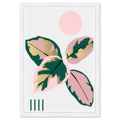 Wynwood Studio Floral and Botanical Wall Art Canvas Prints 'LV Garden'  Florals - Pink, Green 