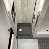 NicBex Shower Door 32"W x 72"H Frameless Pivot Glass Tub Door with 1/4" (6mm) Clear Tempered Glass with Reversible Installation - 4 of 4