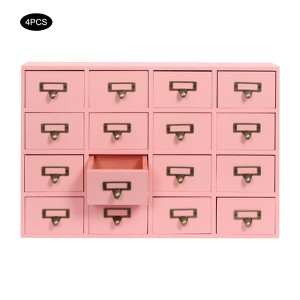 YIYIBYUS Drawer Wooden Storage Box, Drawer Storage Cabinets - 1 of 4