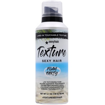 Sexy Hair Foam Texture Party Volumizer - 5.1oz