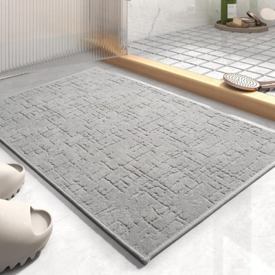 Ruso Weights Highly Absorbent Quick-Drying Shower Mat
