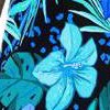 blue hawaiian floral